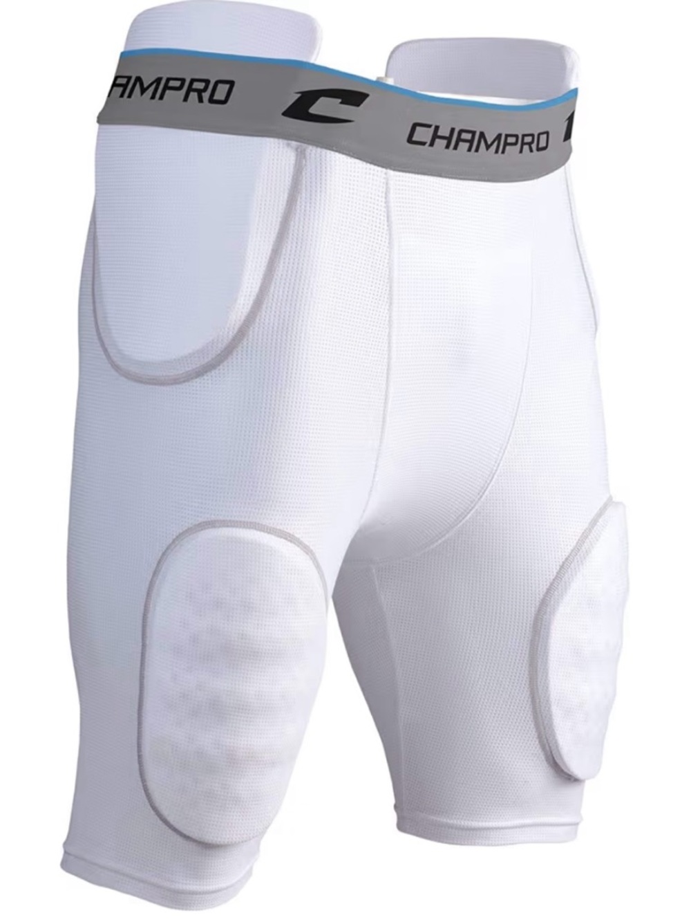 Champro Formation 5-Pad Integrated Football Girdle Men’s ADULT SMALL White New